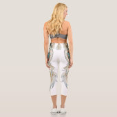 Wolf Dream Catcher Capri Leggings (Rückseite)