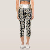 Wolf Dream Catcher Capri Leggings (Rückseite)