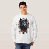 Wolf Dream Catcher T - Shirt (Vorne ganz)
