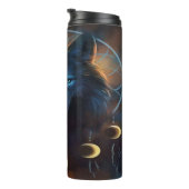 Wolf Dreamcatcher Moon Phases Thermosbecher (Nach rechts gedreht)