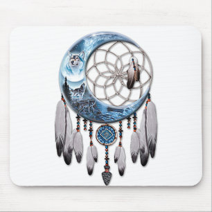 Wolf Dreamcatcher Mousepad