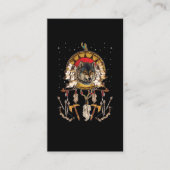 Wolf Dreamcatcher Native American Animal Visitenkarte (Vorderseite)