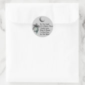 Wolf Dreams Runder Aufkleber (Tasche)