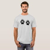 Wolf-Drucke T-Shirt (Vorne ganz)