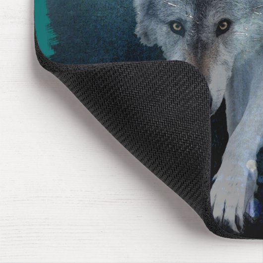 WOLF & EAGLE Wildlife Series Mousepad (Ecke)