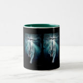 WOLF & EAGLE Wildlife Series Zweifarbige Tasse (Mittel)