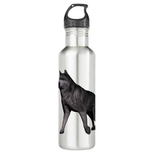 Wolf Edelstahlflasche (Vorderseite)