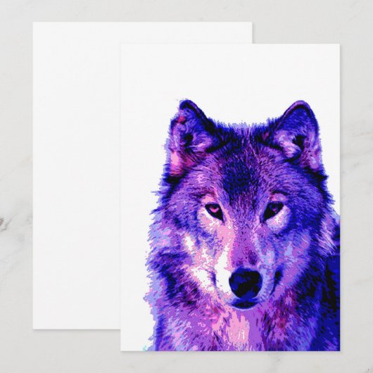 Wolf Einladung (Vorne/Hinten)