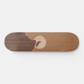 Wolf-Einlegearbeit Skateboard (Horizontal)