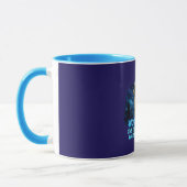 Wolf Einsamer Krieger Kaffeetasse (Links)