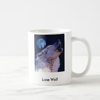 Wolf, einsamer Wolf Kaffeetasse