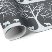 Wolf-Eklipse Geschenkpapier (Rolleneckpunkt)