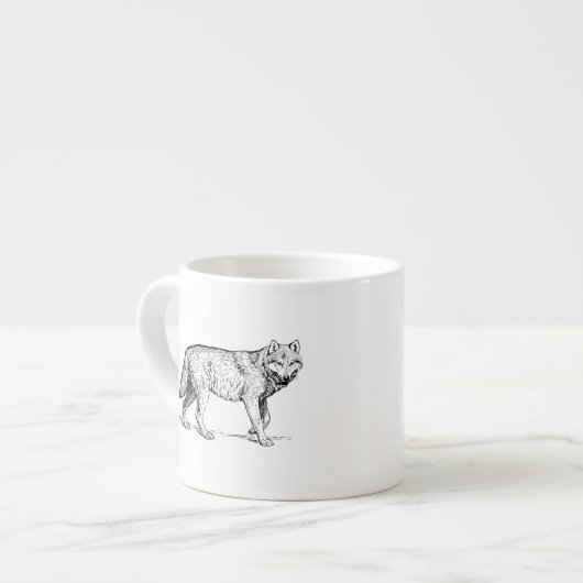 Wolf Espressotasse (Vorderseite Links)