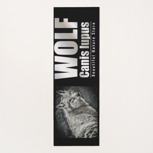 WOLF [Extra Long Yoga Mat] Yogamatte (Rückseite)