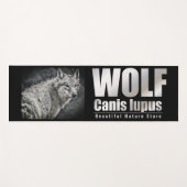 WOLF [Extra Long Yoga Mat] Yogamatte (Vorderseite (Horizontal))