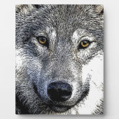 Wolf Eyes Artwork Fotoplatte (Vorderseite)