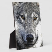Wolf Eyes Artwork Fotoplatte (Seite)