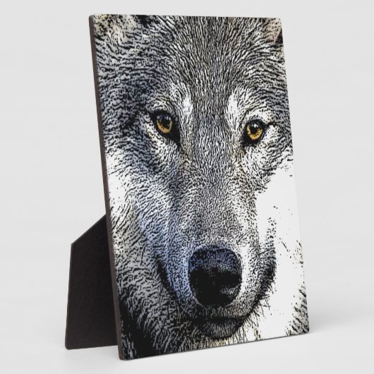 Wolf Eyes Artwork Fotoplatte (Seite)