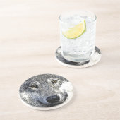 Wolf Eyes Artwork Getränkeuntersetzer (Seite)