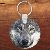 Wolf Eyes Artwork Schlüsselanhänger (Vorderseite)