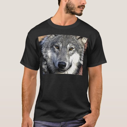 Wolf Eyes Artwork T-Shirt (Vorderseite)