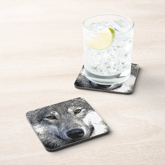 Wolf Eyes Artwork Untersetzer (Rechte Seite)