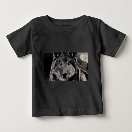Wolf Eyes Baby T-shirt (Vorderseite)