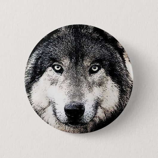 Wolf Eyes Button (Vorderseite)