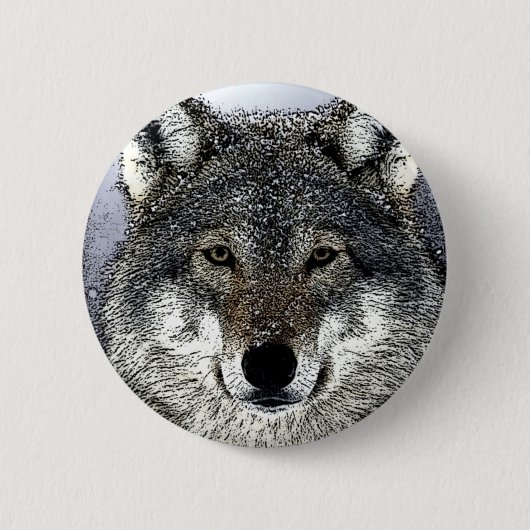 Wolf Eyes Button (Vorderseite)