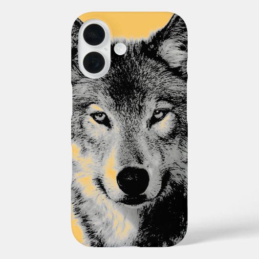 Wolf Eyes Case-Mate iPhone Hülle (Rückseite)