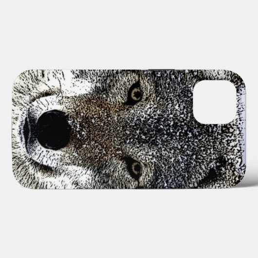 Wolf Eyes Case-Mate iPhone Hülle (Rückseite (Horizontal))