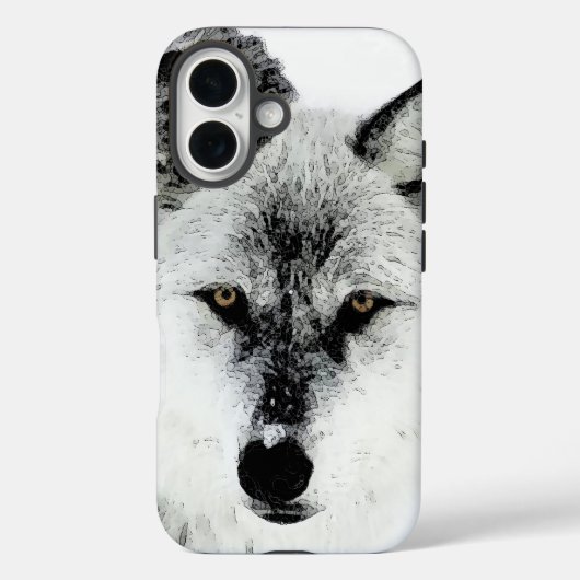 Wolf Eyes Case-Mate iPhone Hülle (Rückseite)