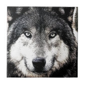 Wolf Eyes Fliese (Vorderseite)
