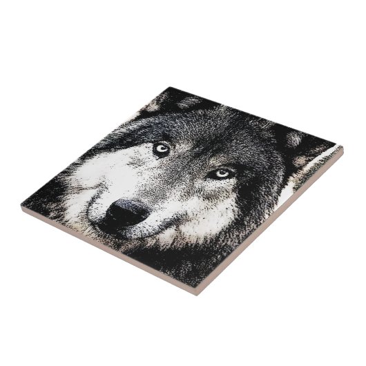 Wolf Eyes Fliese (Seite)
