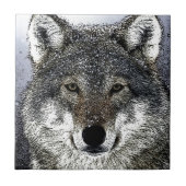 Wolf Eyes Fliese (Vorderseite)