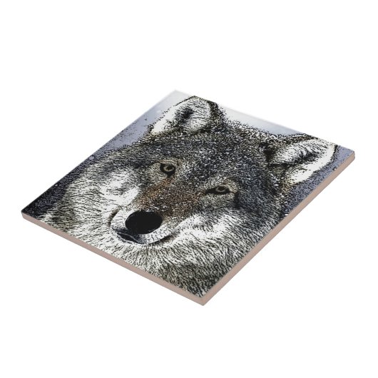 Wolf Eyes Fliese (Seite)