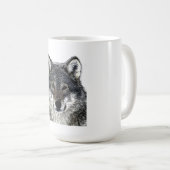 Wolf Eyes Kaffeetasse (VorderseiteRechts)