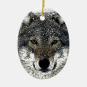 Wolf Eyes Keramikornament (Vorne)