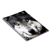 Wolf Eyes Notizblock (Rechte Seite)