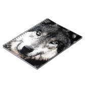 Wolf Eyes Notizblock (Linke Seite)