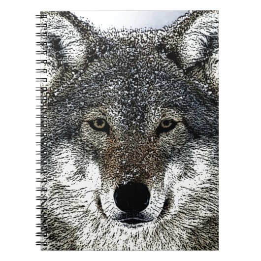 Wolf Eyes Notizblock (Vorderseite)