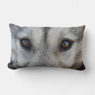 Wolf Eyes Pillow Husky Wolf Pup Pillows Geschenke Lendenkissen