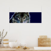Wolf Eyes Poster (Küche)