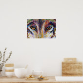 Wolf Eyes Poster (Küche)