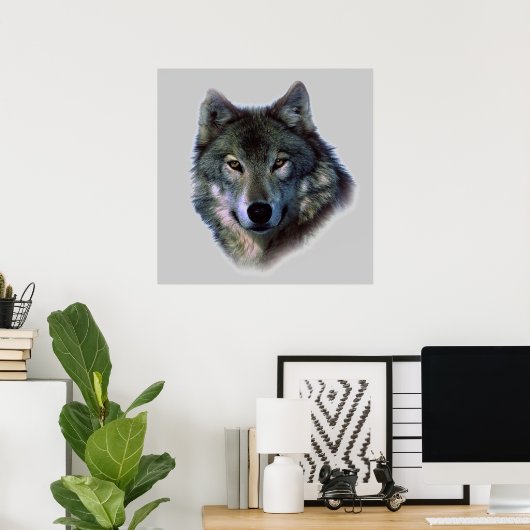 Wolf Eyes Poster Print (Heimbüro)