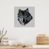 Wolf Eyes Poster Print (Küche)