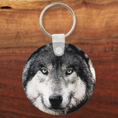 Wolf Eyes Schlüsselanhänger (Vorderseite)