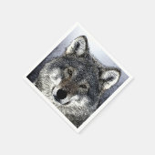 Wolf Eyes Serviette (Ecke)