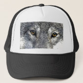 Wolf Eyes Truckerkappe (Vorderseite)