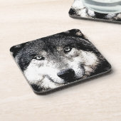 Wolf Eyes Untersetzer (Linke Seite)